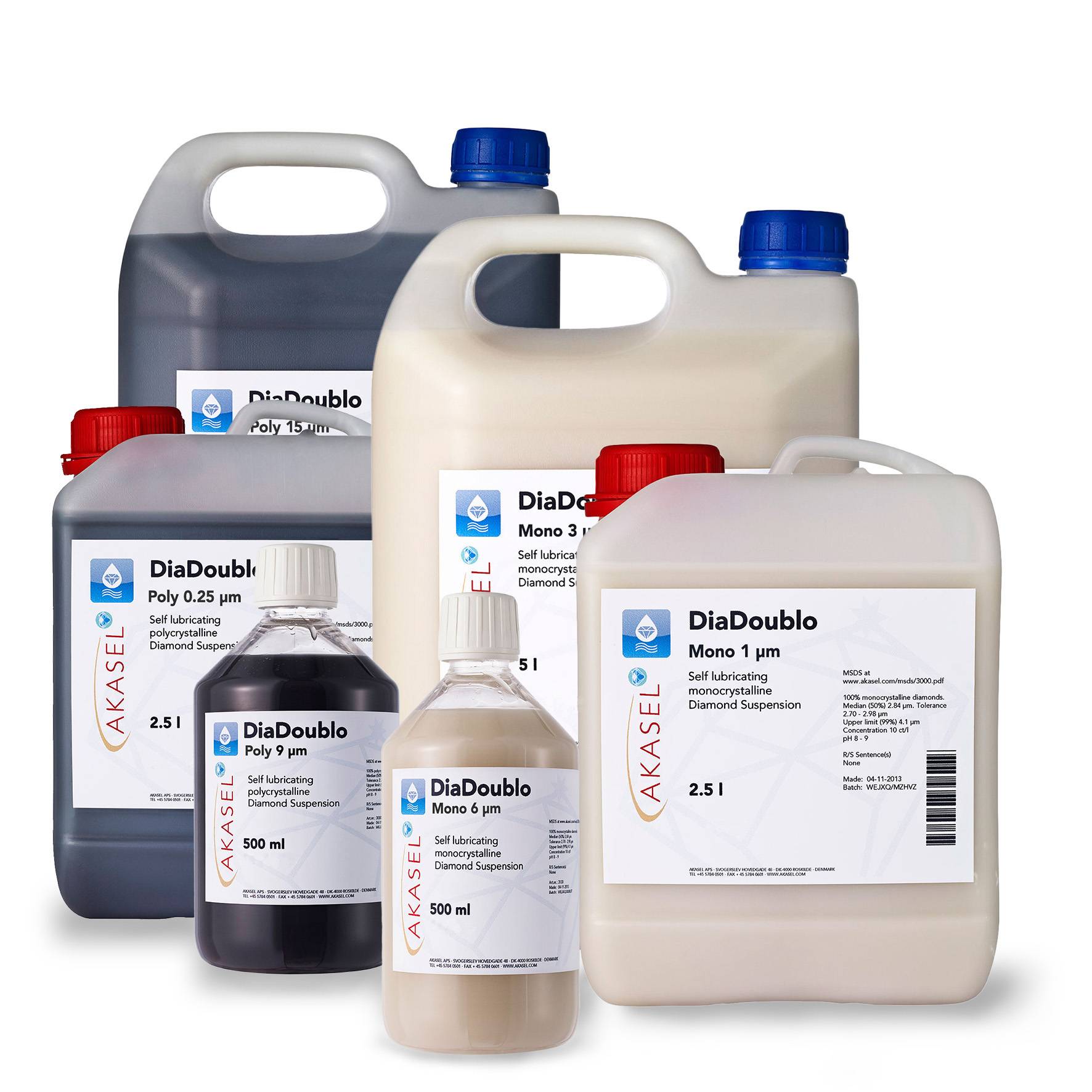 Алмазные суспензии 2-в-1 (DiaMaxx и DiaDoublo)