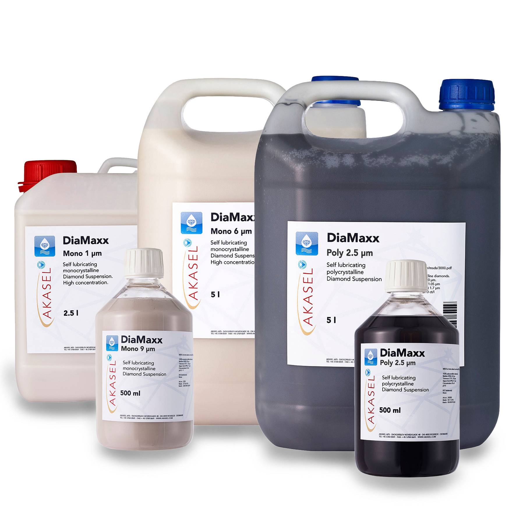 Алмазные суспензии 2-в-1 (DiaMaxx и DiaDoublo)