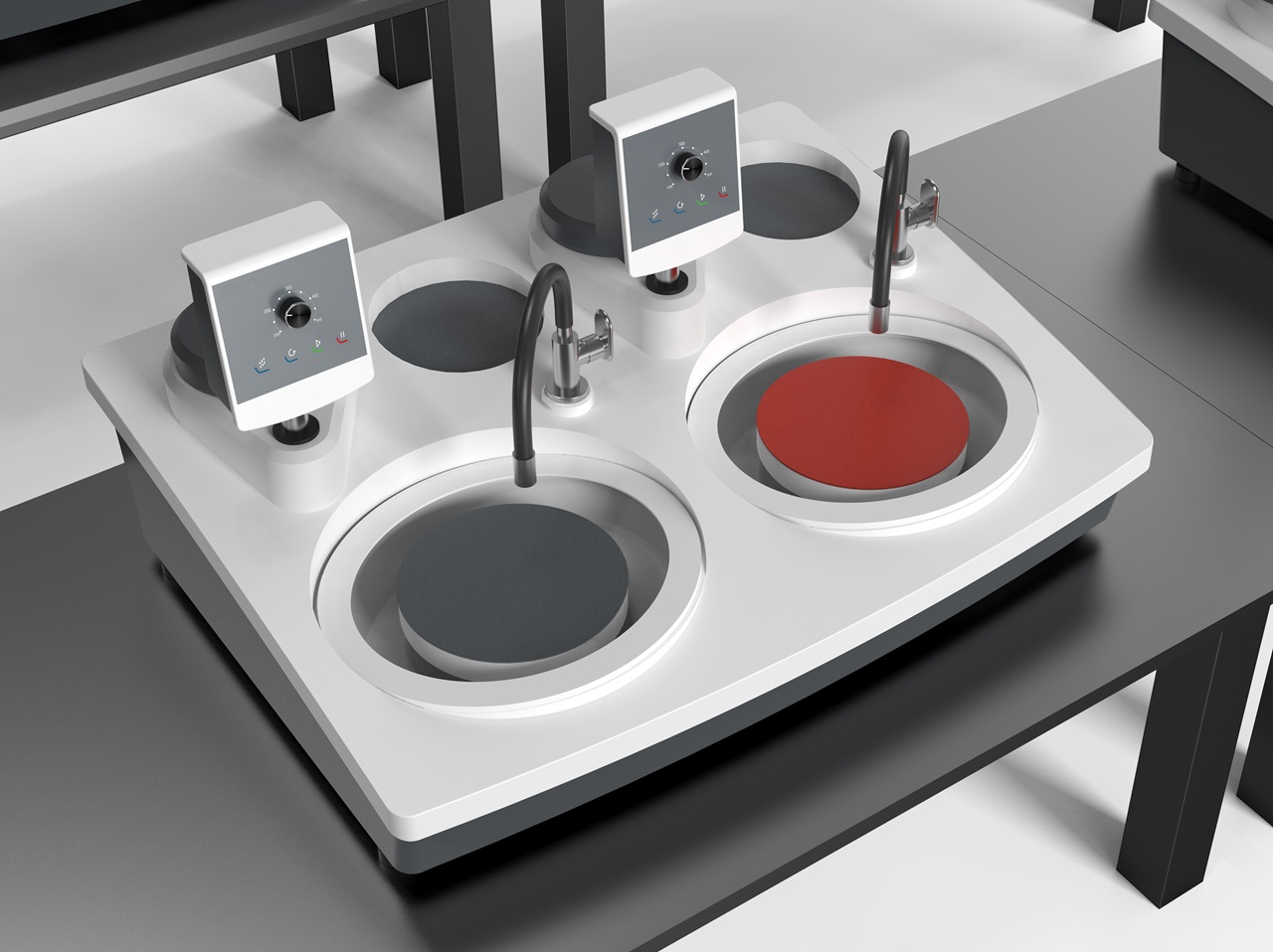 Металлографический шлифовальный полировальный станок FERPOL S2M