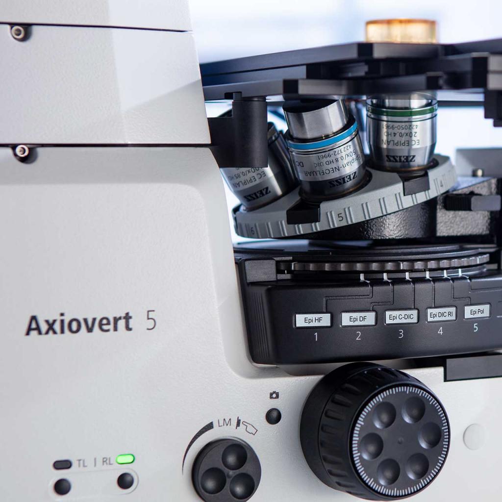 Металлографический инвертированный исследовательский микроскоп Carl Zeiss Axiovert 5