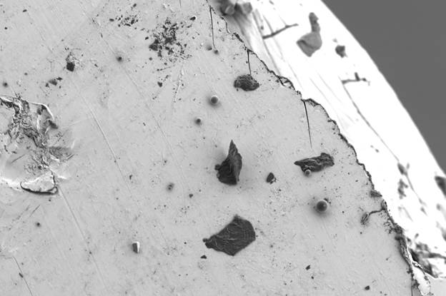 Снимок со сканирующего электронного микроскопа LANSEM 30