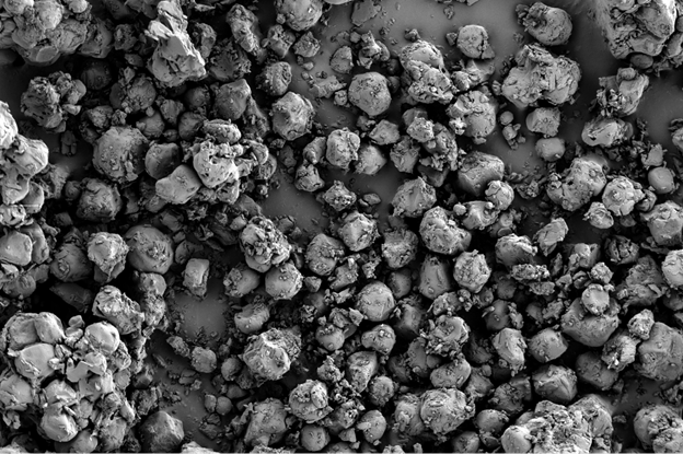 Снимок со сканирующего электронного микроскопа LANSEM 30